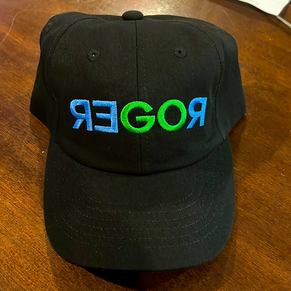 Brand New !!!!  Uniqlo Roger Federer Tennis Cap - One Size. Black